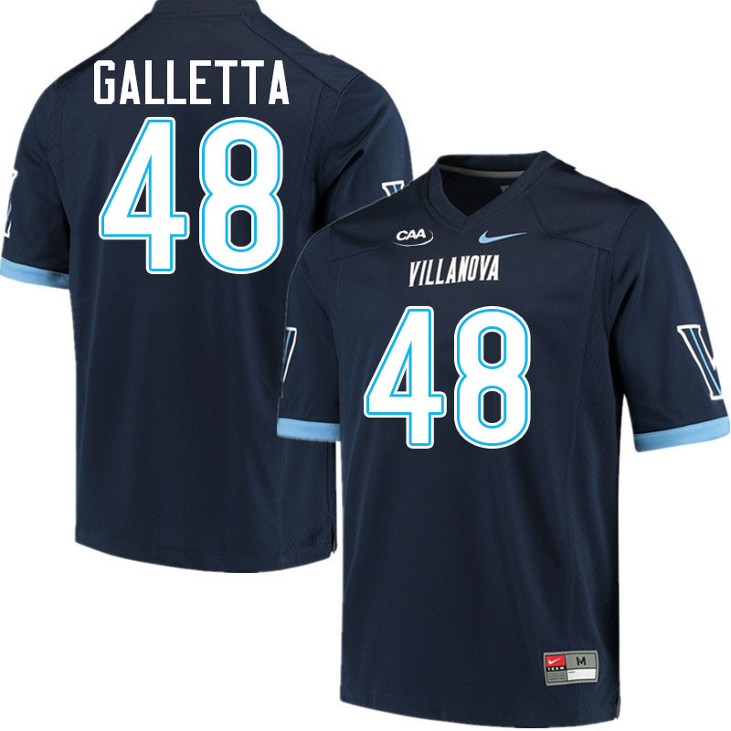 Villanova Wildcats #48 Griffin Galletta College Football Jerseys Stitched-Navy Villanova Wildcats #48 Griffin Galletta College Football Jerseys Stitched-Navy